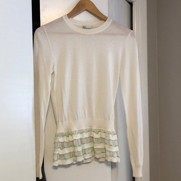 Red Valentino Cream Sweater - Picture 1 of 3